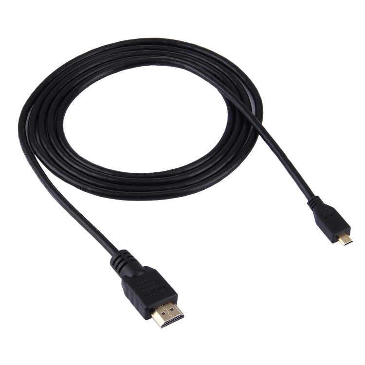 Cable Micro HDMI a HDMI de 19 pines de 1.5 m Versión 1.4 compatible con 3D