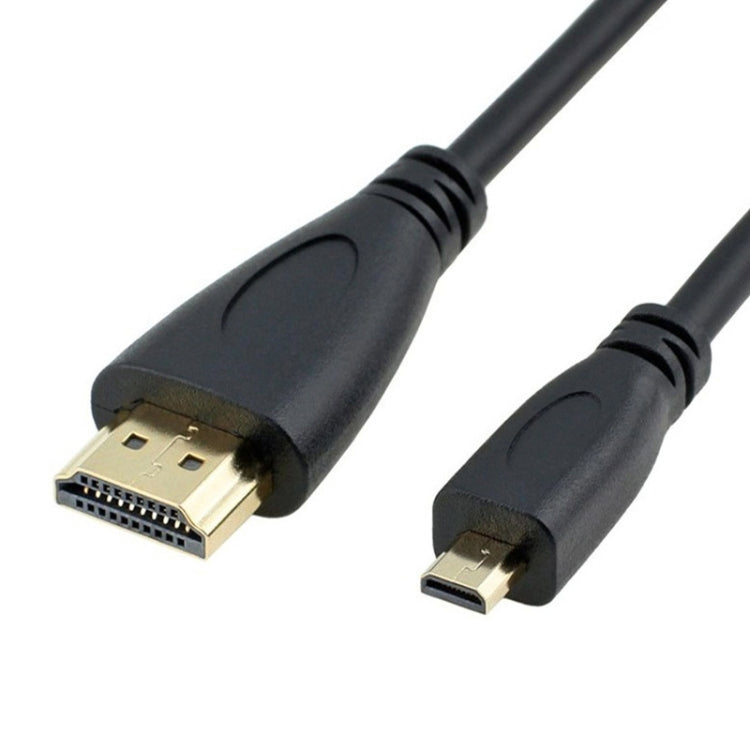 1.5m Micro HDMI to HDMI 19 Pin Cable Version 1.4 (Black)