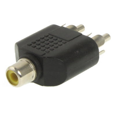 RCA Female to 2 RCA Male Adapter