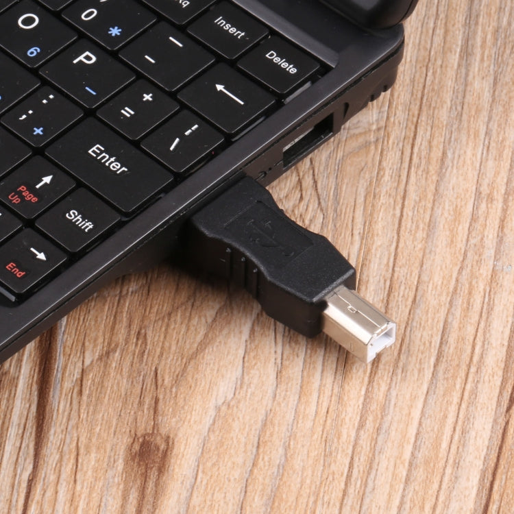 Adaptador USB AM a BM (Negro)