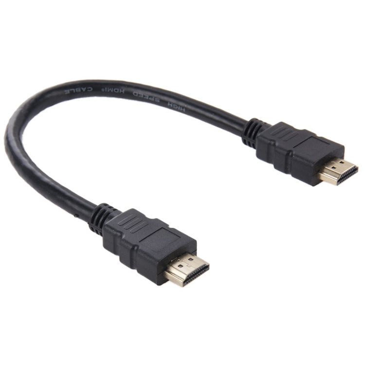 Câble HDMI 19 broches vers HDMI 19 broches plaqué or 28 cm 1.3