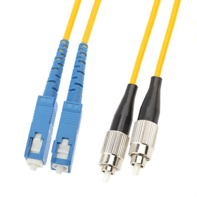SC-FC Dual core single mode fiber optic jumper length: 3 m