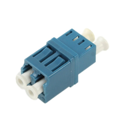 LC-LC Singlemode Duplex Fiber Flange / Connector / Adapter / Lotus Root Device (Blue)