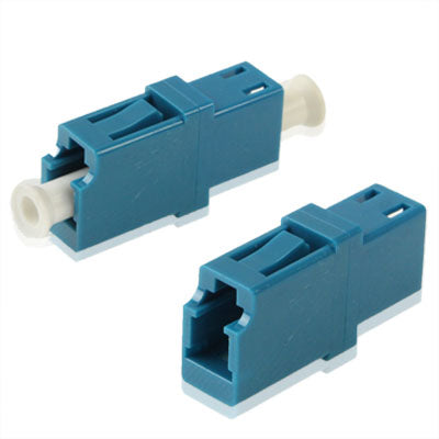 LC-LC Singlemode Simplex Fiber Flange/Connector/Adapter/Lotus Root Device (Blue)