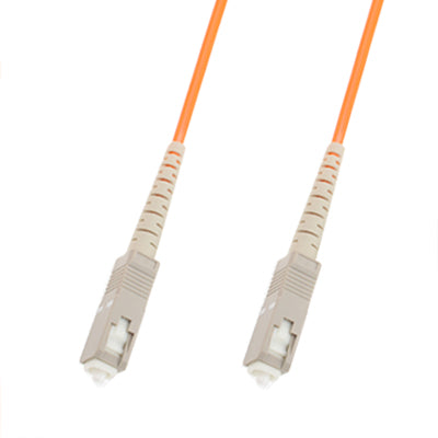 SC-SC Single Core Multimode Fiber Optic Jumper Length: 3m
