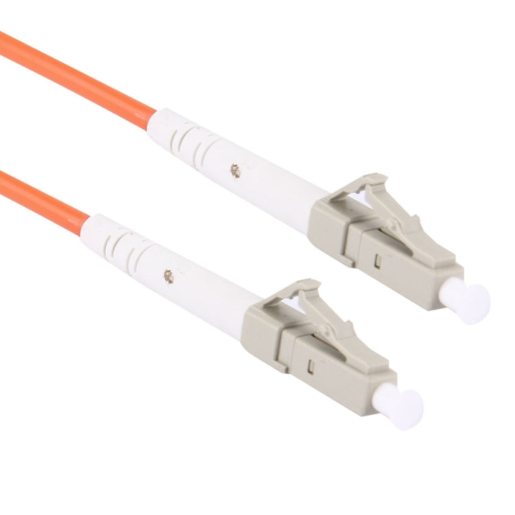 LC-LC single core multimode fiber optic jumper length: 3m