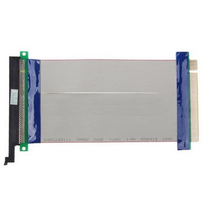 Extensor de Tarjeta vertical PCI Express 16X Adaptador de cinta de Cable de extensión Flex Longitud del Cable: 15 cm