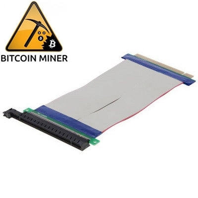 PCI Express 16X Riser Card Extender Flex Extension Cable Ribbon Adapter Cable Length: 15cm