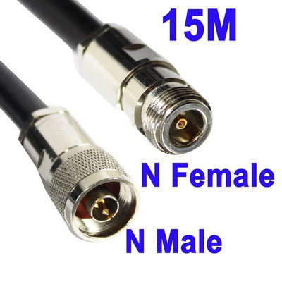 Câble d'extension WiFi N femelle vers N mâle Longueur du câble : 15 m