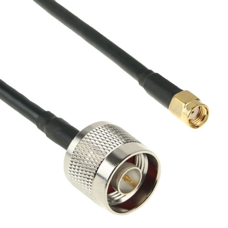 N Male to RP-SMA Converter Cable length: 100 cm (Black)