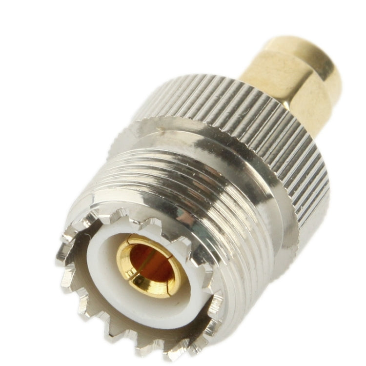 RF Coaxial Adapter SMA-J to SL-16 / SMA Male to M (UHF) (Silver)