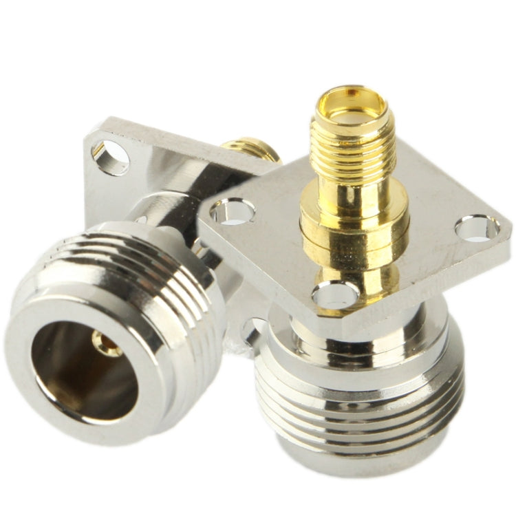 SMA Female to N Female Adapter (Silver)