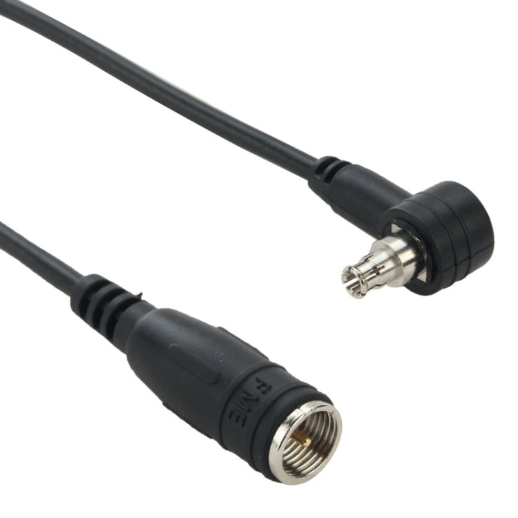 FME Female to TS9 Connector Coaxial Adapter Cable Total Length: 22.5 cm (Black)