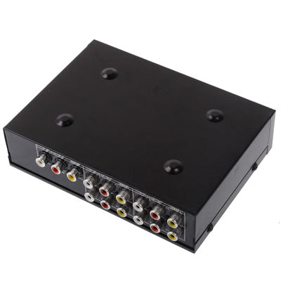 Répartiteur d'ampli audio vidéo 4 voies avec commutateur 4 entrées 1 sortie (JM-VA401)
