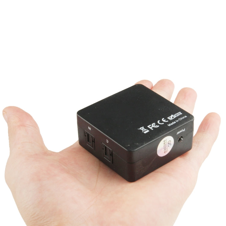 SPDIF / TOSLINK Power Adapter 1X3 Digital Optical Audio Splitter Amplifier Supports 5.1