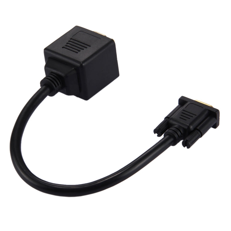 Cable divisor VGA Macho a 2 VGA Hembra de 30 cm (Negro)