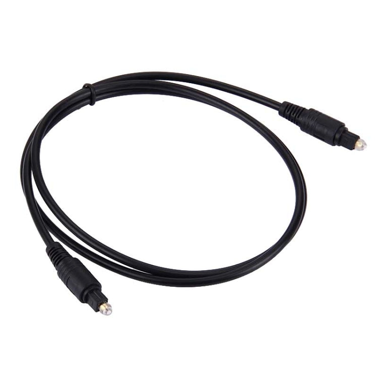 Câble Toslink fibre optique audio numérique Longueur du câble : 1 m Diamètre extérieur : 4,0 mm (plaqué or)