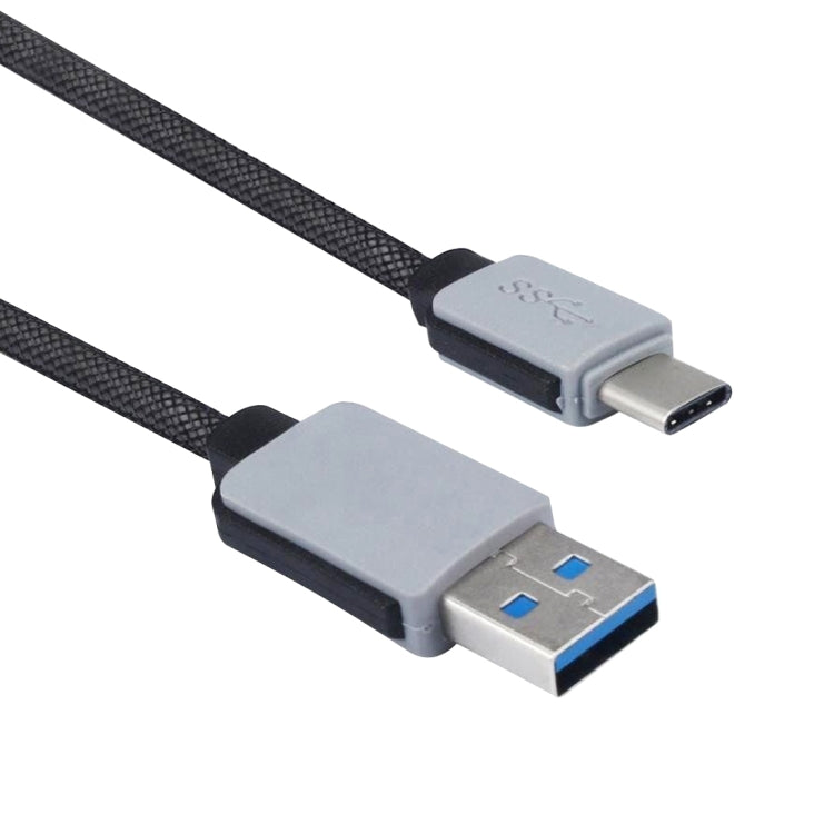 1m weave style 2A USB-C / Type-C 3.1 Male to USB 3.0 Male Data Cable / Charger For Galaxy S8 &amp; S8+ / LG G6 / Huawei P10 &amp; P10 Plus / Xiaomi Mi 6 &amp; Max 2 and other Smartphones