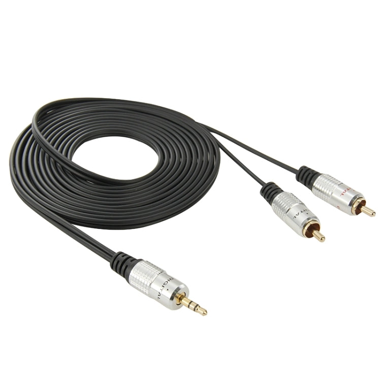 Câble audio Jack stéréo 3,5 mm vers 2 RCA Mâle longueur : 3 m