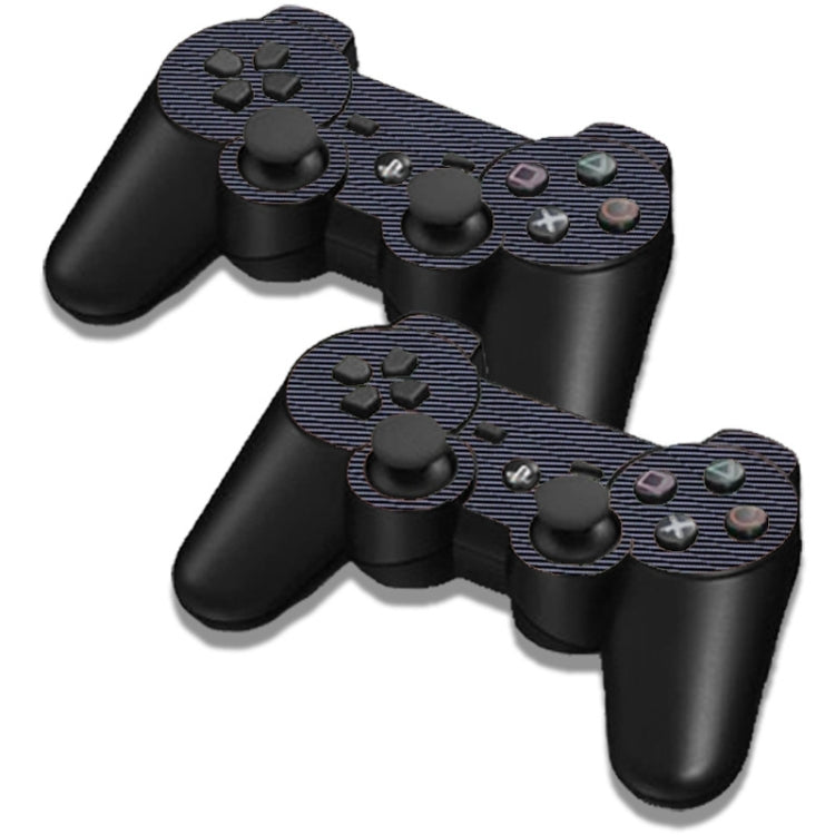 Peaux de texture en fibre de carbone pour console de jeu PS3 (noir)
