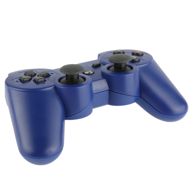 Double Shock III Wireless Controller Manette Sans Fil Double Shock III for Sony PS3 has vibration action (with logo) (Blue)