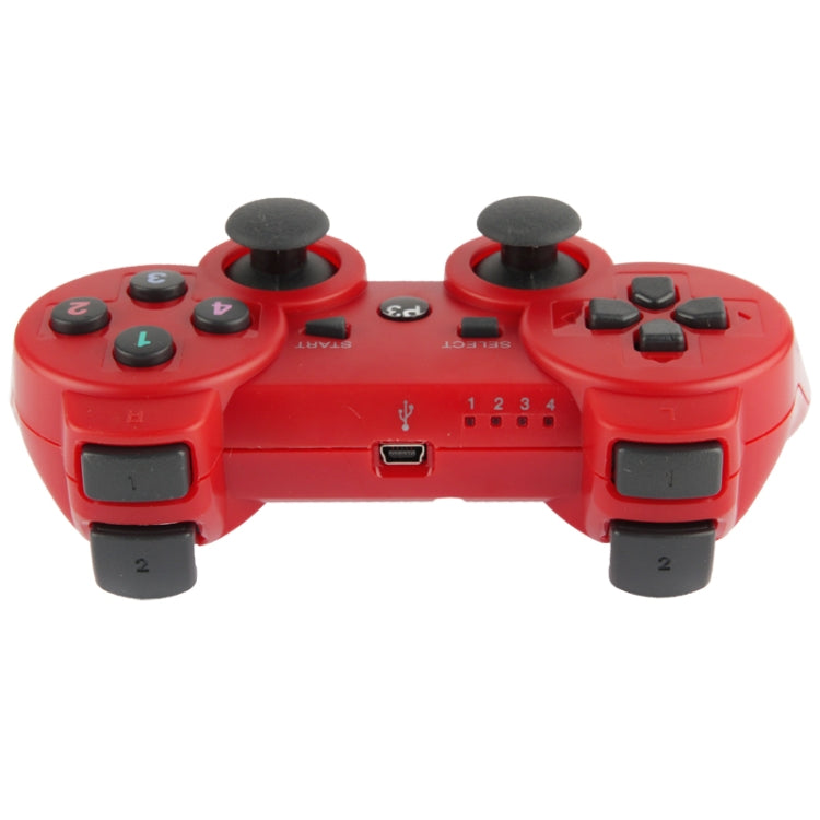 Double Shock III Wireless Controller Manette Sans Fil Double Shock III for Sony PS3 has vibration action (with logo) (Red)