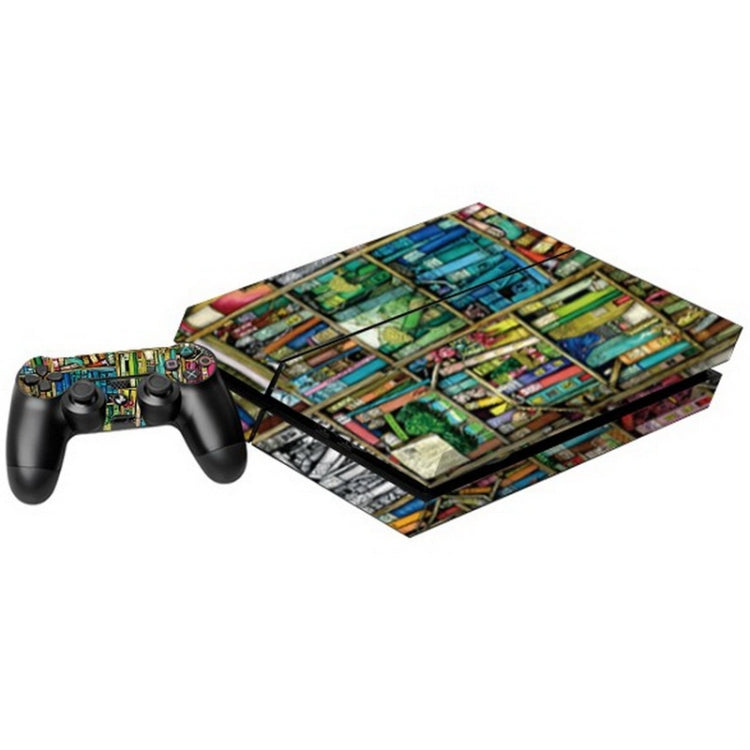 Shelf Pattern Stickers For PS4 Game Console