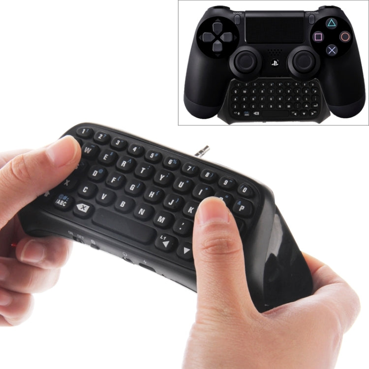 Dobe TP4-008 Bluetooth 3.0 Keyboard for PlayStation 4 PS4 Controller (Black)