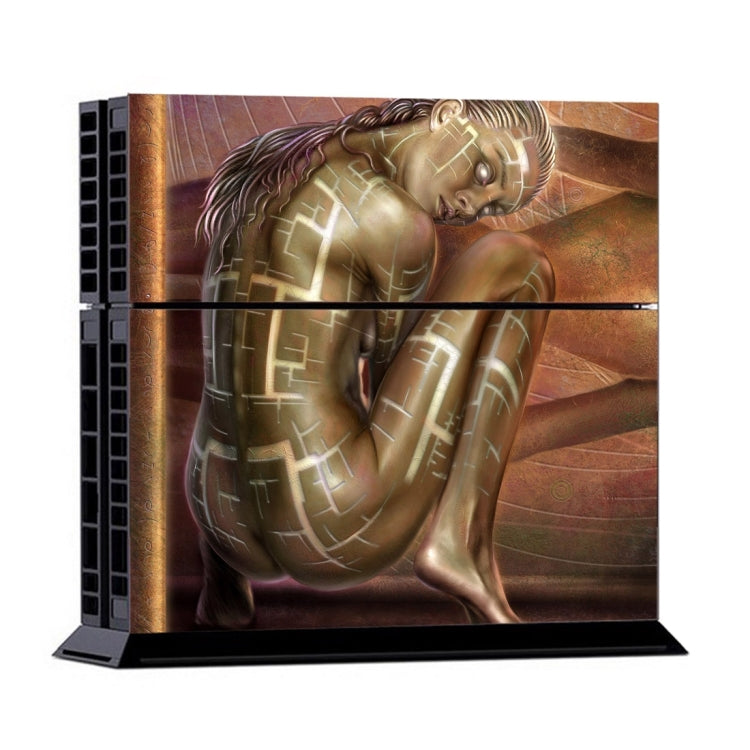 Naked woman pattern Cover Skin Sticker For PS4 Game Console