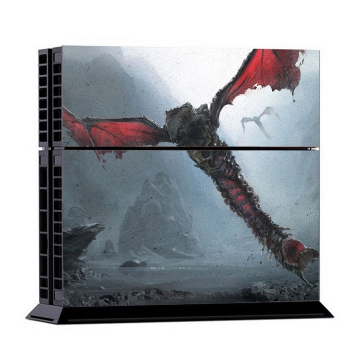 Etiqueta engomada Protectora de la Piel de la Cubierta del patrón del dragón del murciélago Para la Consola de Juegos PS4
