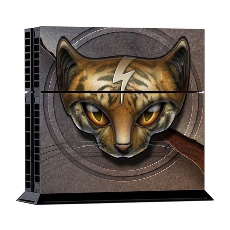 Cat Pattern Cover Skin Sticker For PS4 Game Console