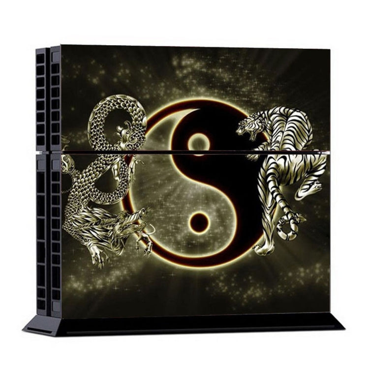 Tai Chi Pattern Cover Skin Protective Sticker For PS4 Game Console