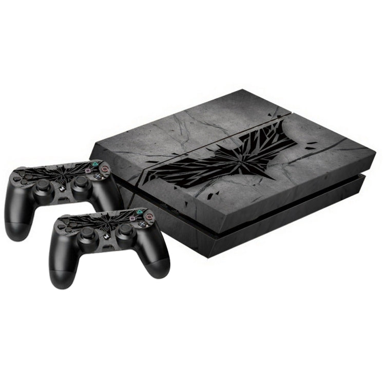 Autocollant de peau de couverture de modèle de chauves-souris pour la console de jeu PS4