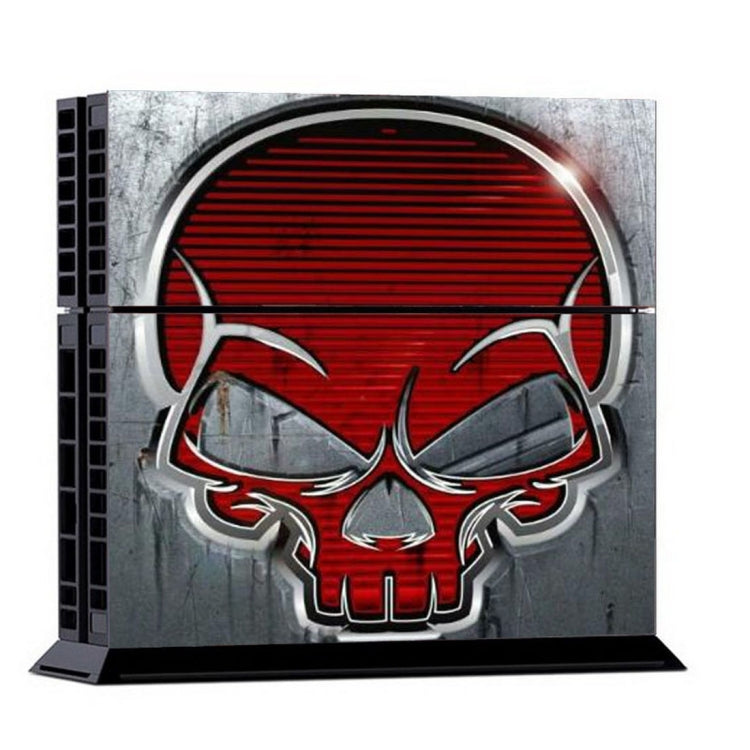 Skull Pattern Cover Skin Sticker For PS4 Game Console