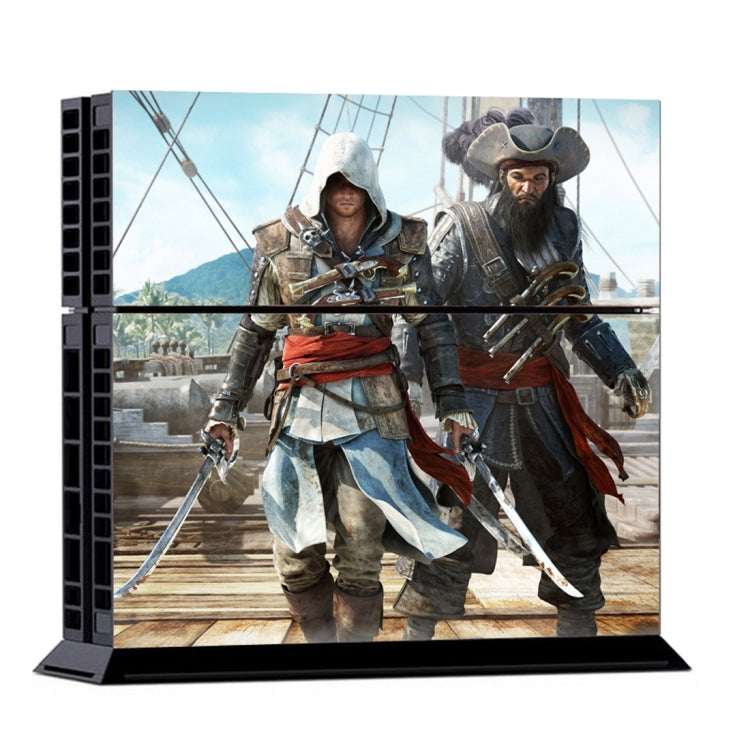 autocollant de peau de couverture de modèle de pirate pour la console de jeu PS4