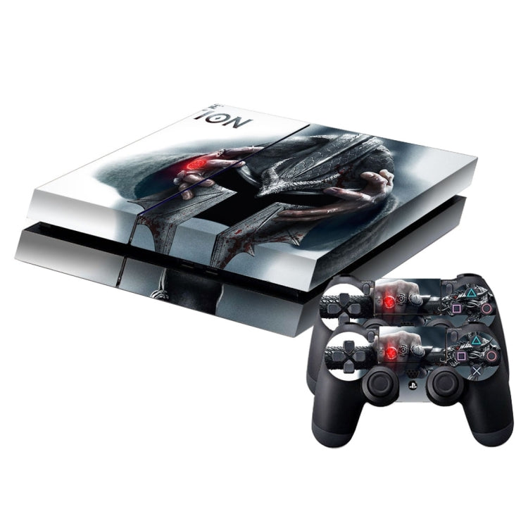 Autocollant de peau de couverture de protecteur d'autocollant de peau de modèle d'anneaux pour la console de jeu PS4