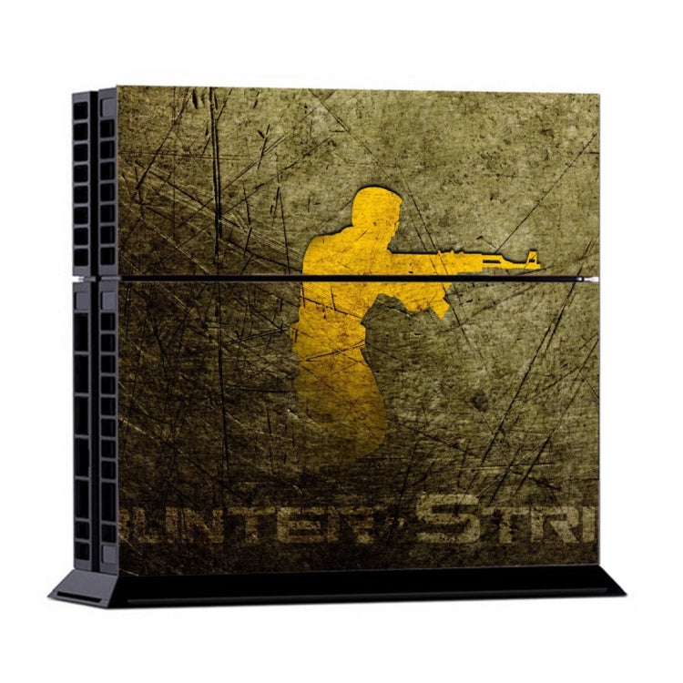 Shooting pattern Cover Skin Sticker For PS4 Game Console