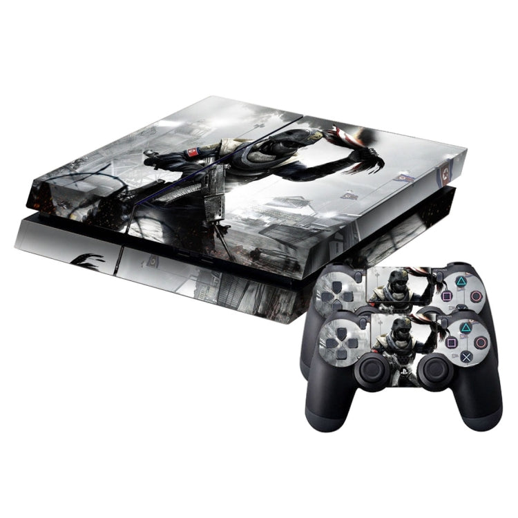War Pattern Cover Skin Protective Sticker For PS4 Game Console