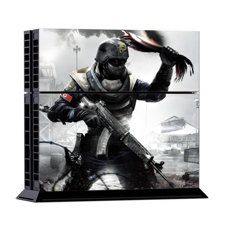Autocollant protecteur de peau de couverture de modèle de guerre pour la console de jeu PS4