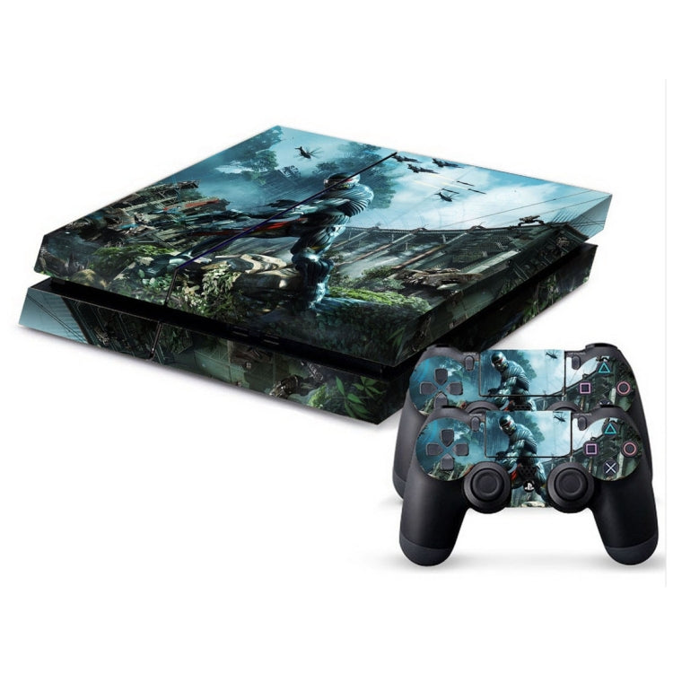 robot war pattern Cover Skin Protective Sticker For PS4 Game Console