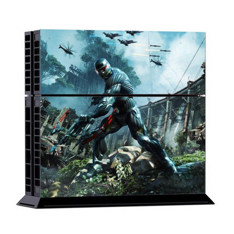 robot war pattern Cover Skin Protective Sticker For PS4 Game Console