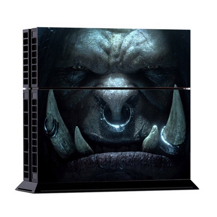 Monster Pattern Cover Skin Protective Sticker For PS4 Game Console