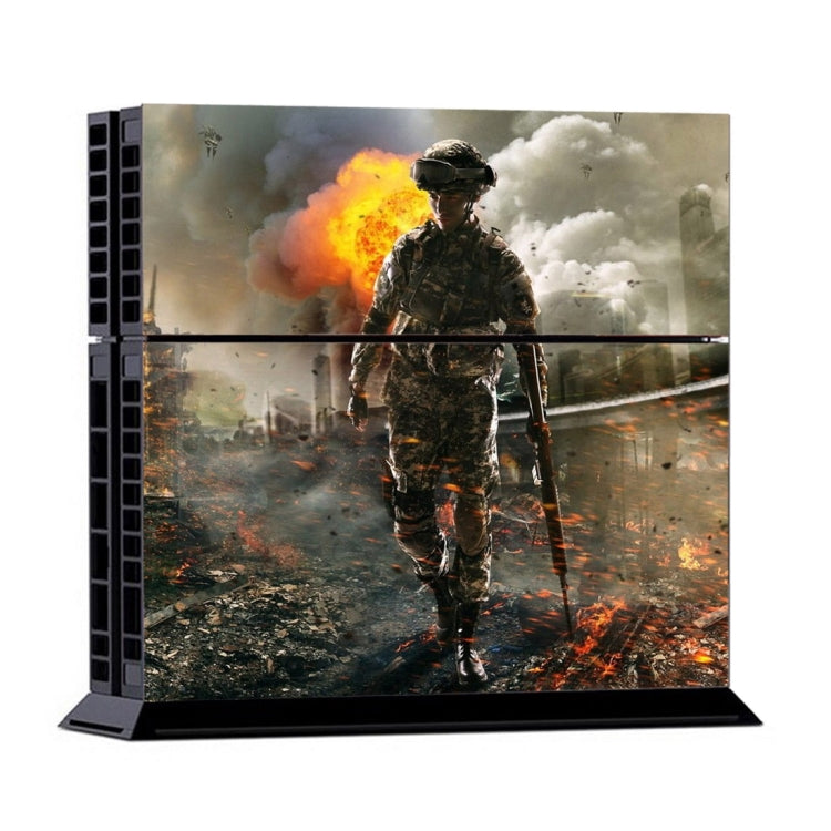 Autocollant de peau de couverture d'autocollant de peau de modèle de guerres pour la console de jeu PS4
