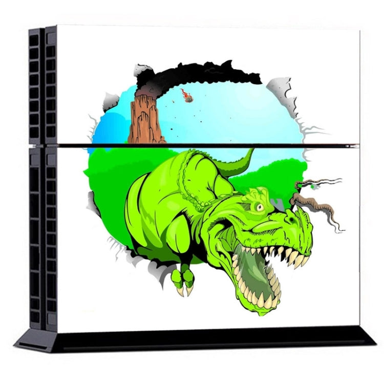 Autocollant protecteur de peau de couverture de modèle de dinosaure 3D pour la console de jeu PS4