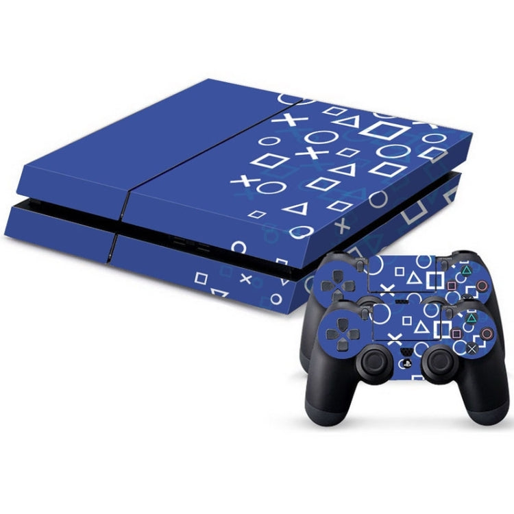 Math symbols pattern Skin Sticker Protector Skin Sticker For PS4 Game Console