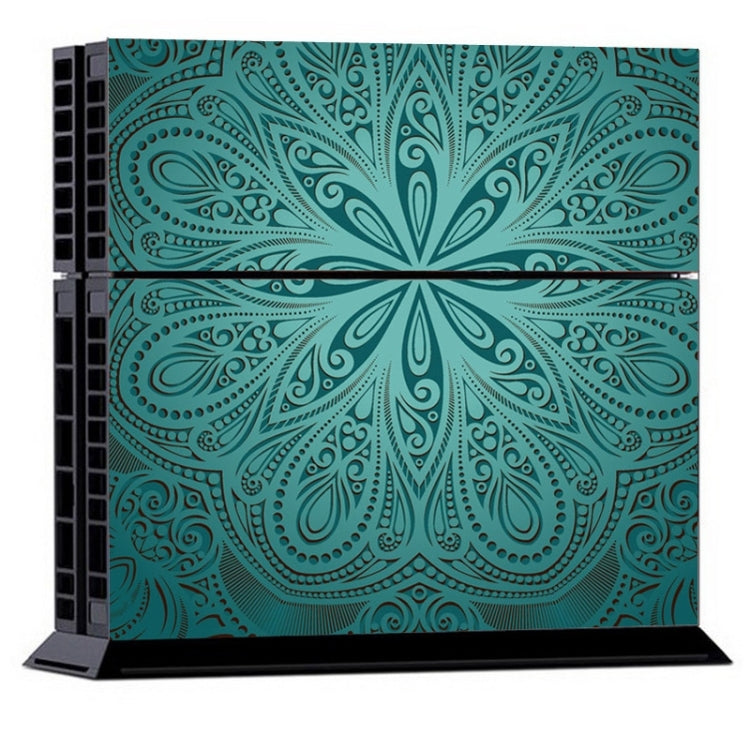 Ethnic flower pattern Cover Skin Sticker For PS4 Game Console
