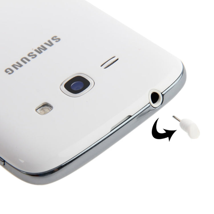 Tapón anTipolvo / BisonFone con Enchufe para Auriculares de 10 piezas Para Galaxy S IV / i9500 / i9300 / N7100 / HTC One M8 (Blanco)
