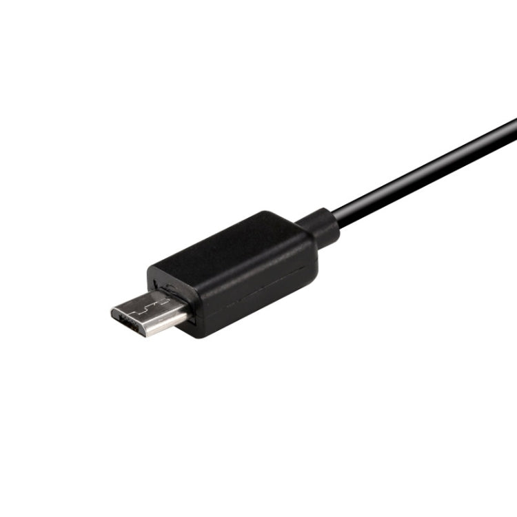 Cable Micro USB a 2 Puertos USB OTG HUB con fuente de alimentación Micro USB Longitud: 20 cm Para Galaxy S6 y S6 edge / S5 / S4 Note 4 tabletas (Negro)