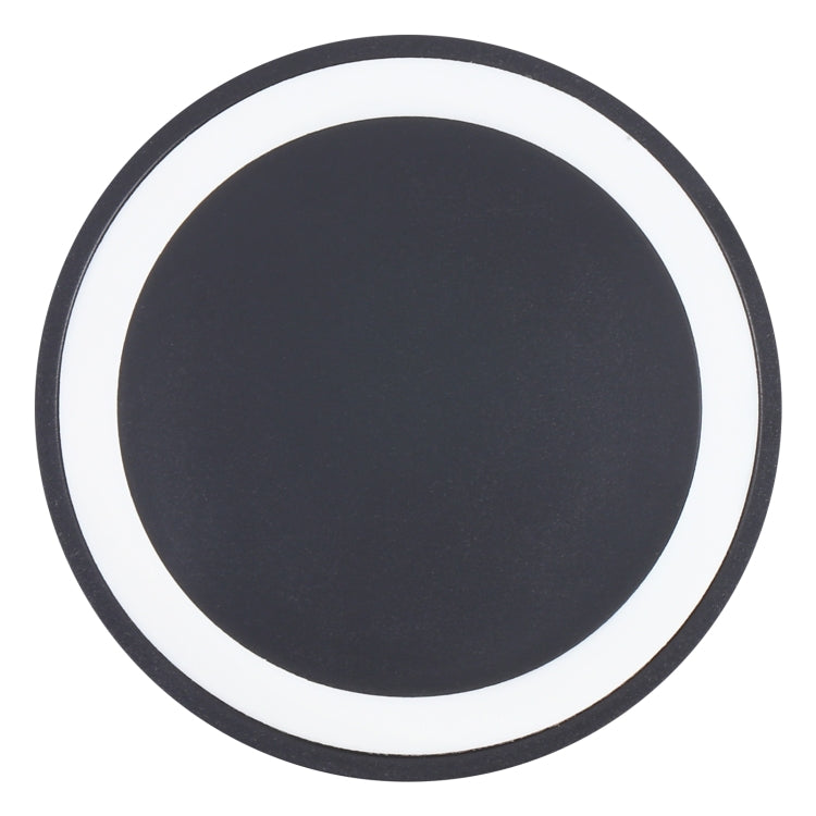 Almohadilla de Carga Inalámbrica redonda estándar QI Universal de 5 W (Negro + Blanco)