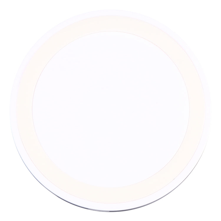 Almohadilla de Carga Inalámbrica redonda estándar QI Universal de 5 W (Blanco)